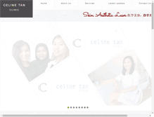 Tablet Screenshot of celinetanclinic.com